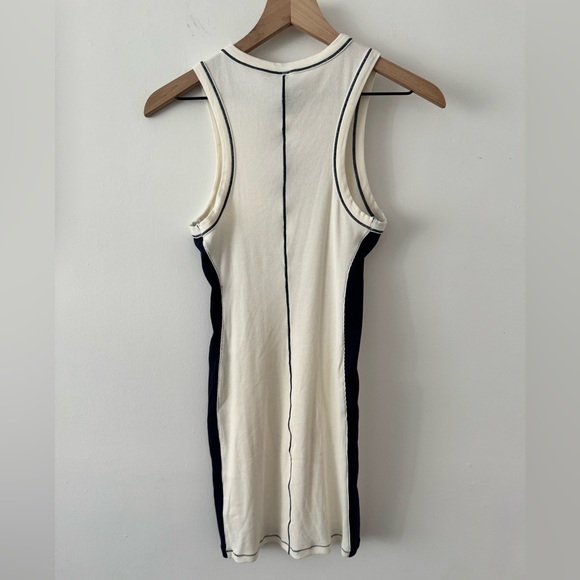 NWT SKIMS Marble and Navy Ribbed Dress Medium - Picture 3 of 7